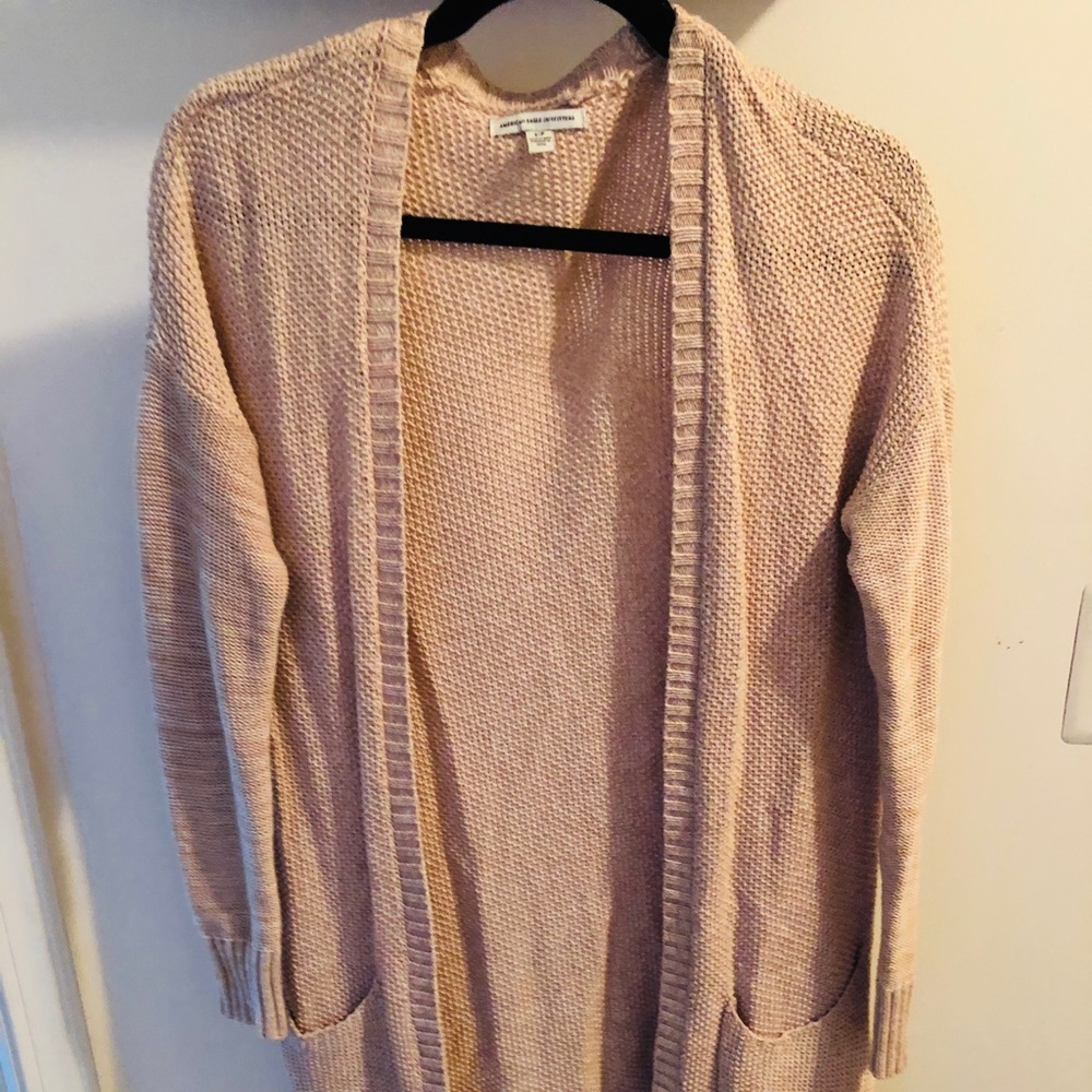 American eagle blush cardigan